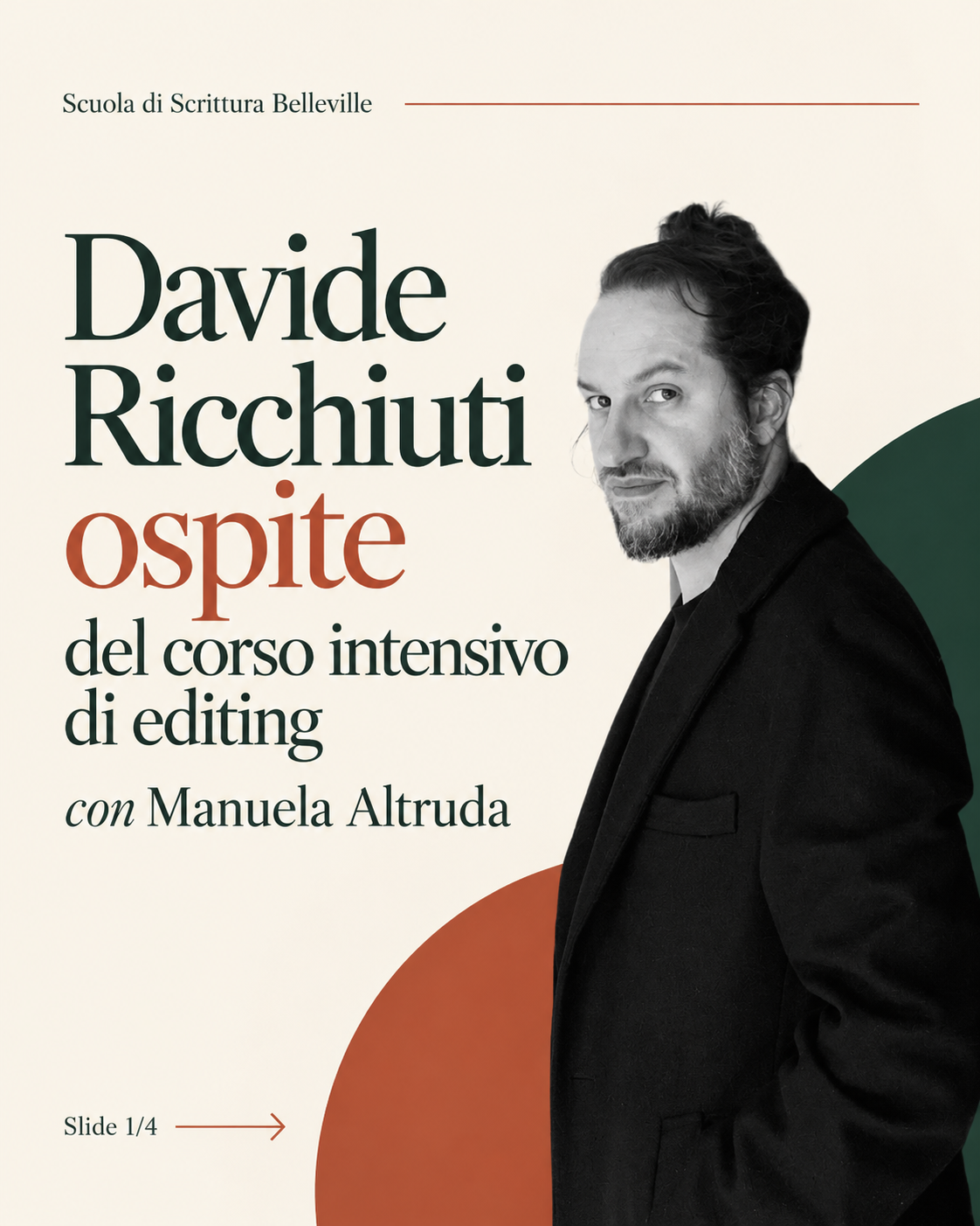 Davide Ricchiuti ospite a Scuola Belleville