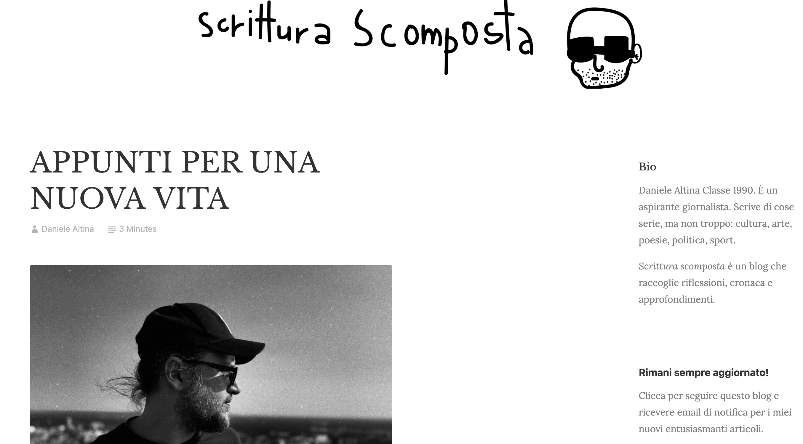 Appunti per un nuova vita